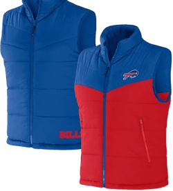 Fanatics Men's Buffalo Bills Darius Rucker Colorblocked Full-Zip Vest
