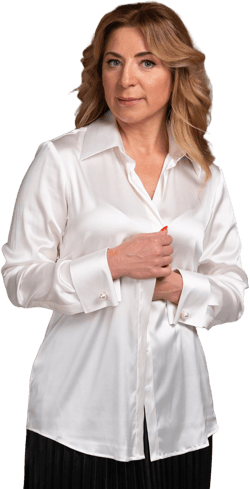 Pure Mulberry Silk French Cuff Blouse