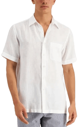 Macy's Men's 100% Linen Shirt