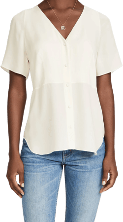 Theory Women's Silk Vest Shirt