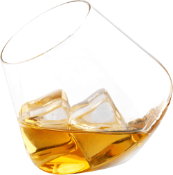 MyGift Tilted Crystal Whiskey Glasses Set of 4 Tumblers, Old Fashioned Scotch & Bourbon Glass, Includes Gift Box Small (Pack of 4) Clear