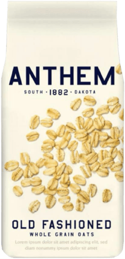 Anthem Old Fashioned Oats - Oats for a Quick, Healthy Meal- A Warm, Wholesome Breakfast Your Family Will Love Every Morning - Whole Grain Oat for Lasting Energy & Better Digestion - 40oz Fashioned 40 Ounce (Pack of 1)