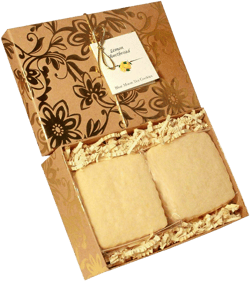 Lemon Shortbread Cookies Gift Box - Blue Moon Shortbread Cookies 1 LB - Send Cookies Delivery Ships the Same Business Day, Order by 1 PM Pacific Time