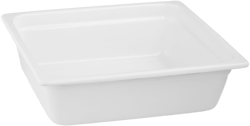 Bon Chef Stainless Steel Porcelain Enamel Coated 6qt Casserole Food Pan, 5222M2WHITE, Sandstone II
