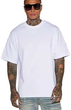 Fashion Nova Men's Oversized Heavyweight Tee Shirt