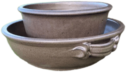 Rustic Handmade Hand-Thrown Pottery Mixing / Serving / Fruit Bowls