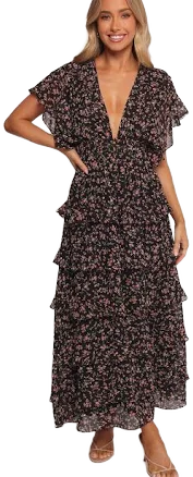 Petal & Pup Women's Wendi Ruffle Dress