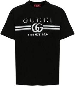 Gucci Men's Black T-Shirts &amp; Vests