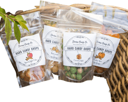 Fall Favorites Old Fashioned Hard Candy Drops 4 Flavor Variety Pack