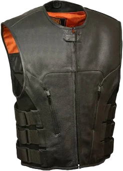 Milwaukee Leather Men's SWAT Zipper Front Vest