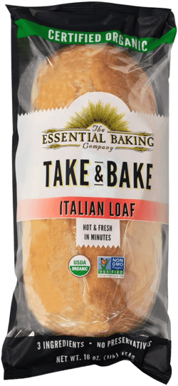 The Essential Baking Company Take & Bake Organic Italian Bread