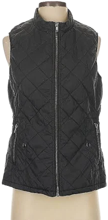 Fuinloth Women's Lightweight Zip Padded Quilted Vest