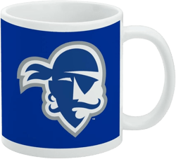 Seton Hall Primary Logo Ceramic Coffee Mug, Novelty Gift Mugs for Coffee, Tea and Hot Drinks, 11oz, White