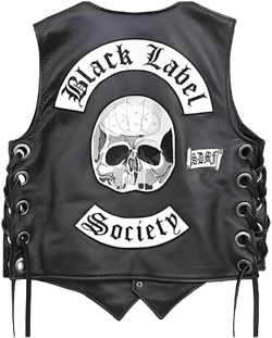 Skull Rider Men's Leather Motorcycle Biker Vest