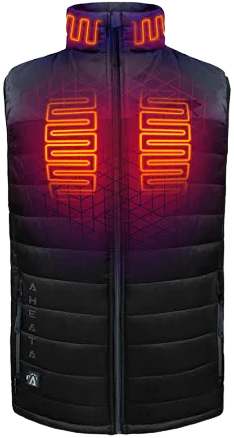 Aheata Men's 7V Heated Vest with Battery Pack