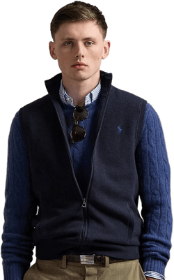 Polo Ralph Lauren Men's Mesh-Knit Cotton Sweater Vest
