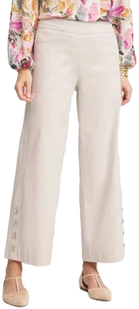 Chico's Women's Brigitte Cropped Wide-Leg Pants