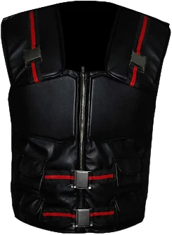 Wesley Snipes Blade Faux Leather Costumes Vest Coats Pants