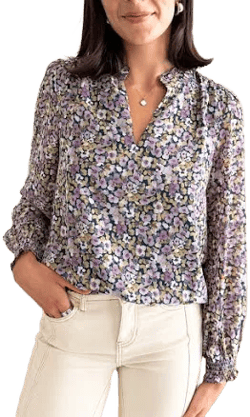 Ruffle Detail Blouse