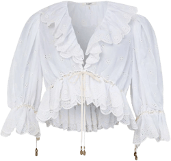 Women's Chloé Ruffle Top Cotton