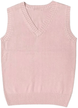 Women's V-Neck Sleeveless Knitted Sweater Vest