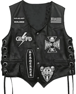 Zakk Wylde Black Label Society Biker Vest Jacket