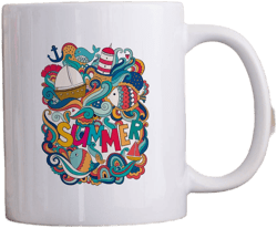 Nautical summer | Ceramic mug
