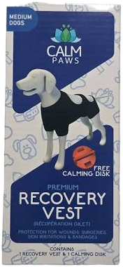 Calm Paws Recovery Vest for Medium Dogs