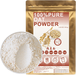 100% Natural Pure Oat Powder 100g/3.52oz 燕麦粉 Oatmeal Flour, Whole Oats Flour, For Cooking Baking Recipes & Drinks,| Free from Preservatives