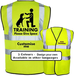 Dog Training Hi Vis Vest, Dog Walking Hi Vis Vest, Dog Walker Vest, Reflective Dog Walking Vest, Training Dog Reflective Vest, Dog Hi Vis