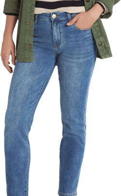 STS Women's Carley Mid Rise Straight Leg Cotton Jeans