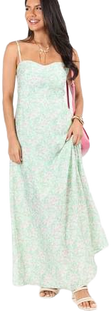 Sunset Stroll Floral Maxi Dress