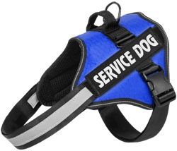 Reflective Service Dog Vest Harness Woven Nylon With Adjustable Straps