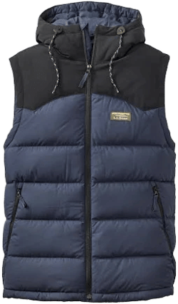 L.L.Bean Men's Mountain Classic Hooded Down Vest
