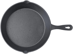 HAWOK Cast Iron Skillet 10 inch Cast Iron Pan For Frying Cooking Baking On Induction Electric Gas and In Oven……