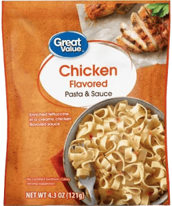 Great Value Chicken Flavored Pasta & Sauce