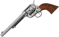 Old West M1873 Colt Cavalry Revolver Antiqued Non Firing