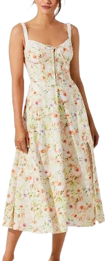 Astr The Label Julietta Floral Cotton Dress
