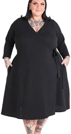 Ottoman Wrap Around Dress