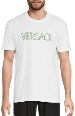 Versace Men's Logo Cotton T-Shirt