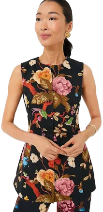 Tuckernuck Baroque Floral Rhoda Tunic Top