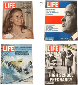 1971 Life Magazines - Collectible Ads, News, Sports, & Retro Fashion - Vintage Life Magazines from 1971 sold individually