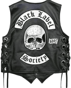 Zakk Wylde Black Label Society Biker Vest Jacket