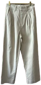 Affordable Chic High-Waisted Cotton Trousers