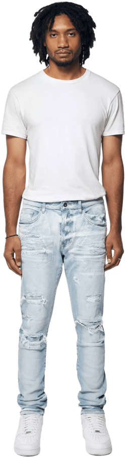 Smoke Rise Men's Santorini Slim Fit Jeans