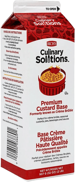 Culinary Solutions Premium Custard Base Liquid