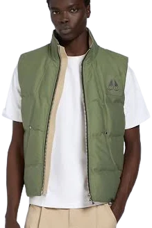 Moose Knuckles Men's Montreal Tonal Vest with Duck Down & Feather Insulation