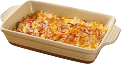 Casserole Dishes for Oven Microwave, Porcelain Baking Dishes with Handles, Rectangular Deep Lasagna Pans, Premium Ceramic Bakeware, Yellow 2.9 Qt (8.46"x14.56") Housewarming Gift