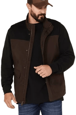 Brothers and Sons Men's Waxed Canvas Field Vest