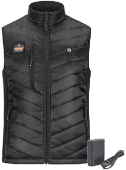 Ergodyne N-Ferno 6495 Rechargeable Heated Vest with Battery Power Bank